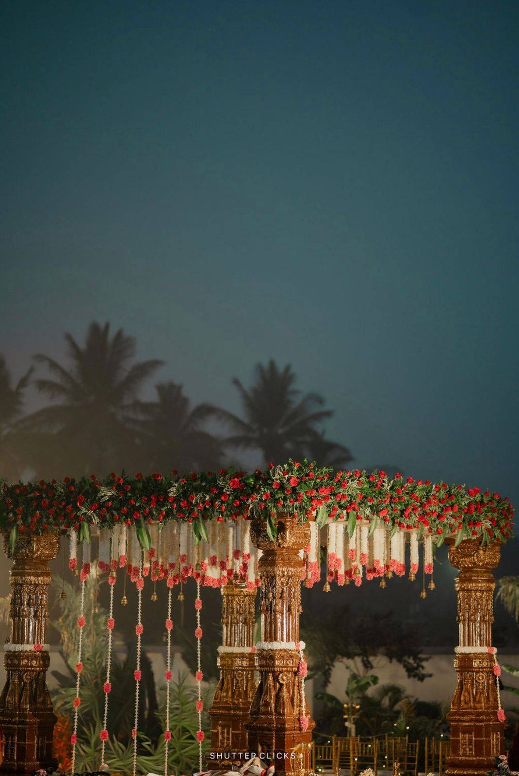 Happy couple at wedding